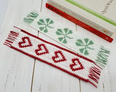 Heart and Leaf Bookmarks