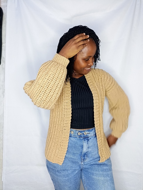 Crochet Cardigan Sweater: Crochet pattern