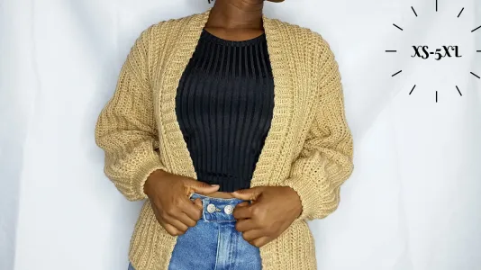 Crochet Cardigan Sweater