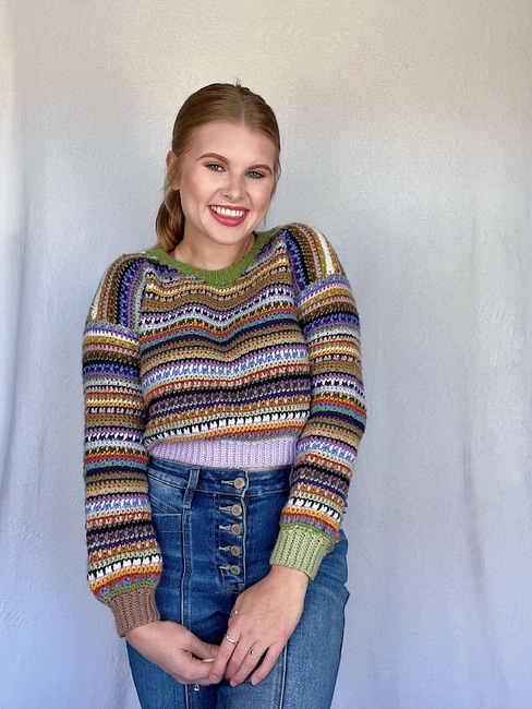 Ultimate Stash Bust Sweater: Crochet pattern