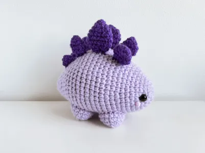 Crochet Chubby Stegosaurus
