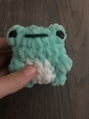 No sew chubby frog
