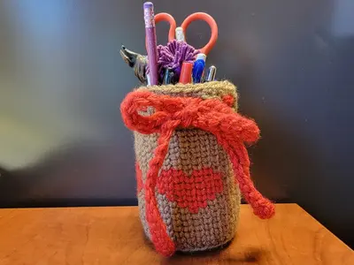 Drawstring Bag or Jar Cozy