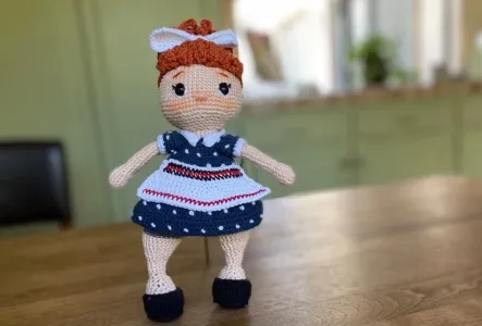 Lucy Ricardo amigurumi doll // I Love Lucy