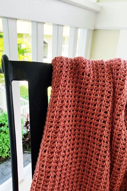 The Ava Throw - A Tunisian Crochet Blanket Pattern - I Can Crochet That