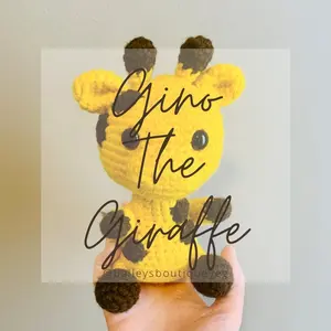 Gino The Giraffe Amigurumi