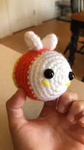 Crochet Candy Corn Bee