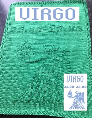 Nr. 549 Zodiac Virgo guest towel