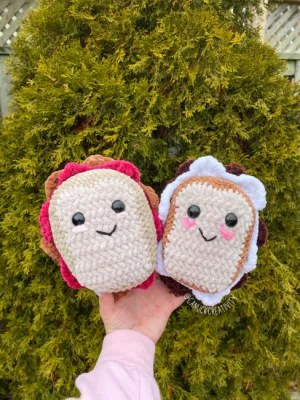 PB&J and Fluffernutter - Crochet Pattern