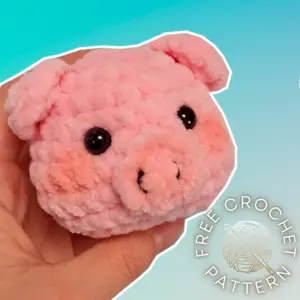 Cute Pig Free Amigurumi Tutorial on YouTube