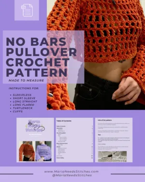 No Bars Pullover Crochet Pattern