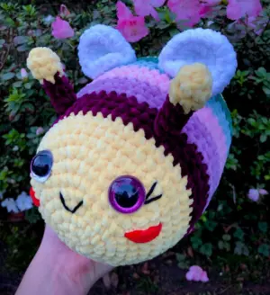 Rainbow Bee Plushie