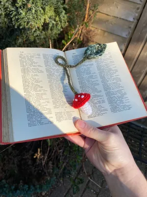 Mushroom Leaf Bookmark