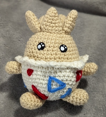 422, Amigurumi Togepi (1/2), Crochet Pokémon Amigurumi, Free Pattern