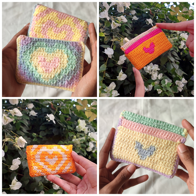 Heart Me Card Holder Pattern: Crochet pattern