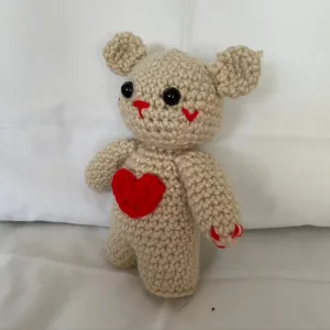 Valentines Teddy Bear - crochet pattern