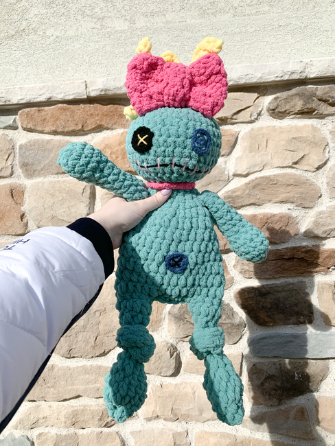 Crochet Pattern for Scrump Doll, Crochet Amigurumi Pattern 