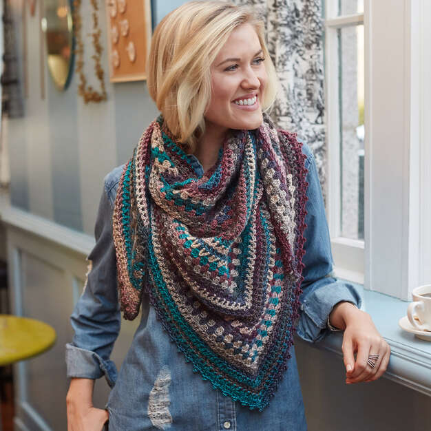 Free Red Heart Infinity Scarf Pattern