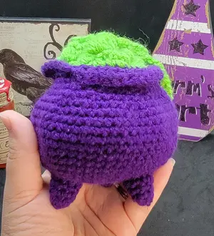 Cauldron Drawstring Dice Bag