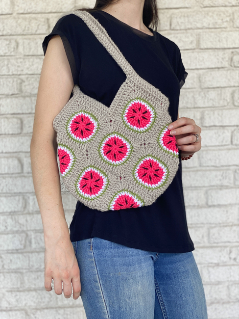 CLOSED] Tester call for Crochet pattern - watermelon and lemon granny  square tote bag - Testing zone - Ribblr community