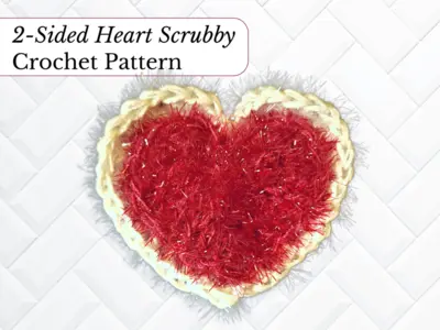 2-Sided Heart Scrubby