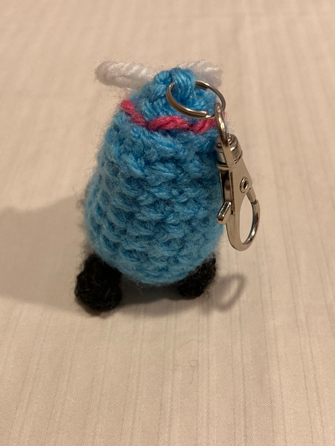 Roller Skate Key Chain: Crochet pattern