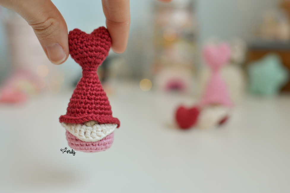 Mini Crochet Kit: Love Gnome Amigurumi