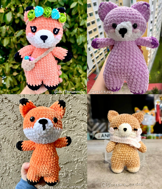 Animal Crochet Kit. Woodland Crafting. Fox Crochet Advanced Kit. Finn the  Fox Crochet Pattern by Wool Couture 