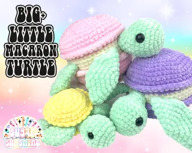 Big & Little Macaron Turtle Bundle