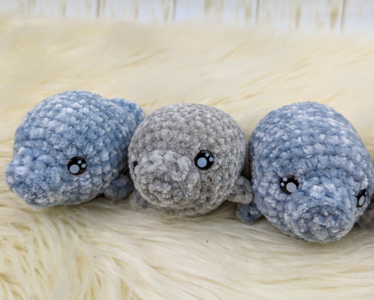 FREE Emotional Support Manatee: Crochet pattern