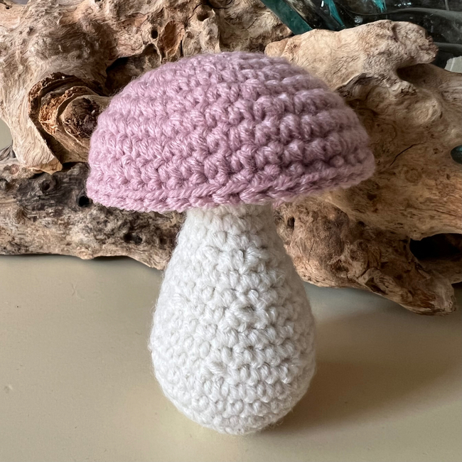 amigurumi crochet mushroom 