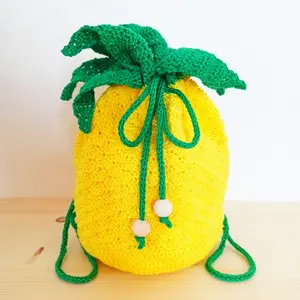 Crochet Pineapple Backpack Pattern