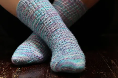 Loom Knit ePattern: Corset Socks