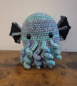 Cthulhu Mythical Bean Plushie Crochet Pattern