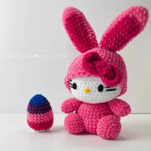 Easter Bunny Kitty Amigurumi