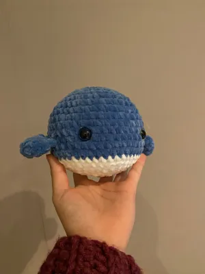 Crochet whale pattern