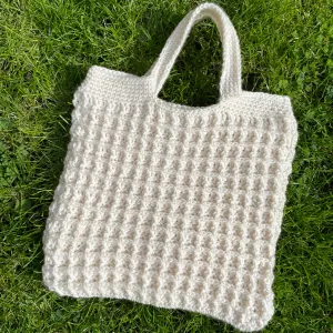 Textured Waffle Crochet Totebag Pattern