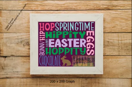 Easter Springtime Graphghan pattern