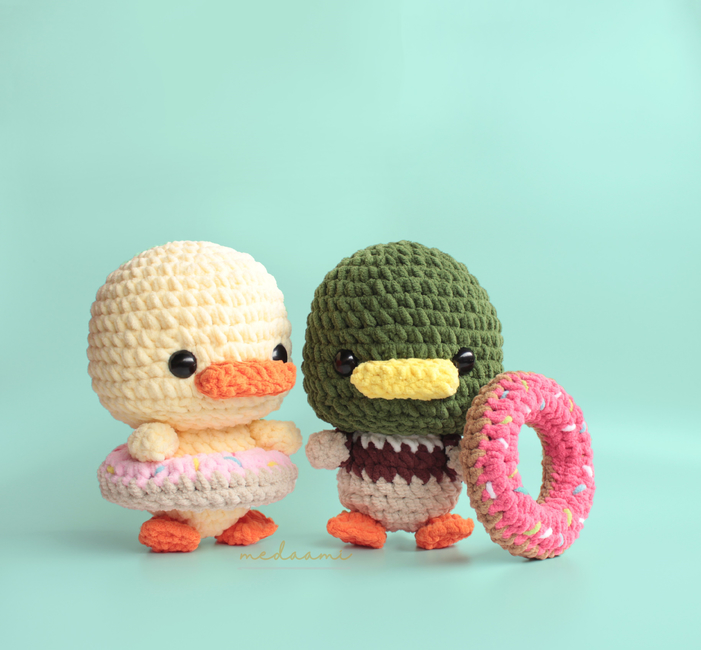 Crochet Duck Pattern Micro Toy Duckling Amigurumi: Make Your 