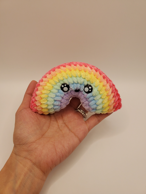 Mini Rainbow Crochet Pattern, Crochet Pattern for a Rainbow Pillow,  Miniature Doll Pillow, Rainbow Stuffed Toy, Rainbow Baby Shower Gift -   Australia