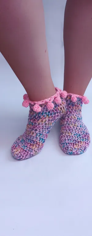 Cute Cuffs Pom Pom socks