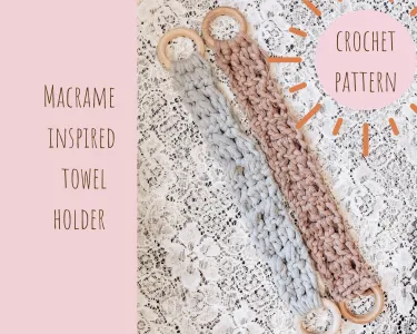 The Boho Towel Holder