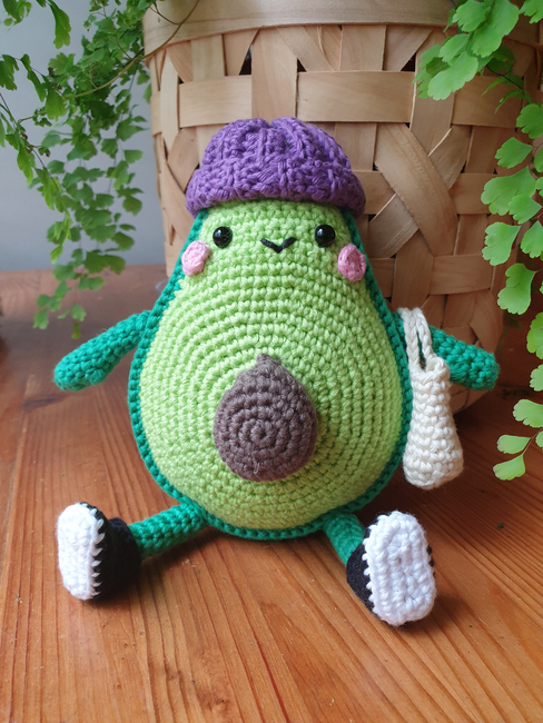 Crochet Avocowdo Plushie MADE TO ORDER, Avocado Cow Plushie, Cow