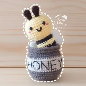 Bee in Honey Pot