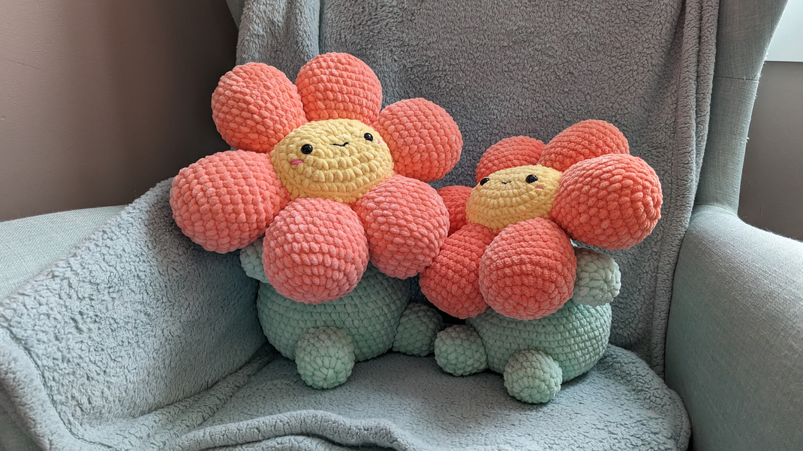 FREE Cute Lazy Daisy Flower with: Crochet pattern