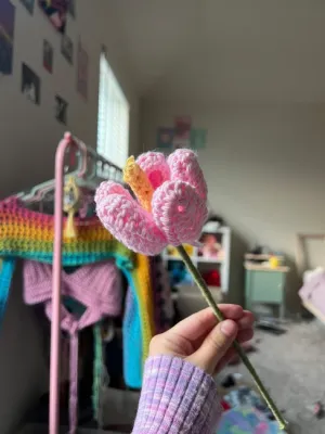 Crochet Tulip Flower Pattern