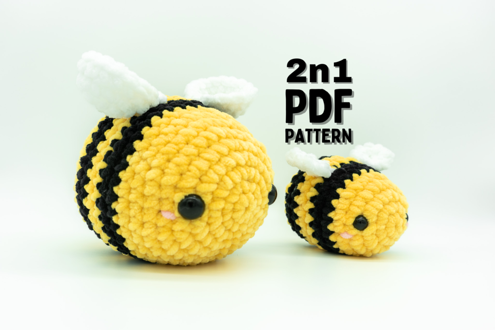 Jumbo Chunky Bee: Crochet pattern