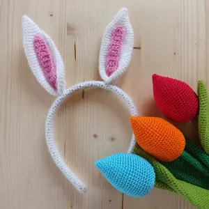 Crochet Bunny Ears Headband Pattern