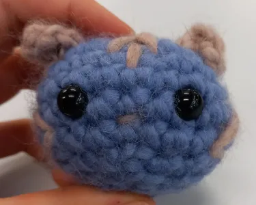 Stackable amigurumi cat