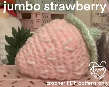 Strawberry Can CoozieCozy: Crochet pattern | Ribblr